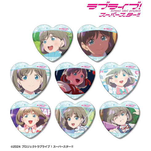 『ラブライブ!スーパースター!!』トレーディング 唐 可可オンリー 場面写ハート型缶バッジ(単位/BOX)